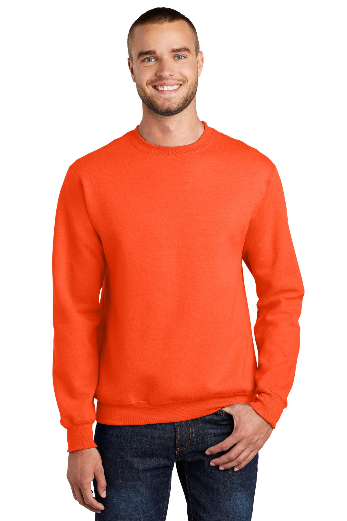 Port & Company? Essential Fleece Crewneck Sweatshirt.