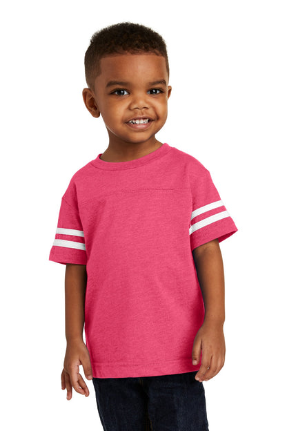 Rabbit Skins™ Toddler Football Fine Jersey Tee