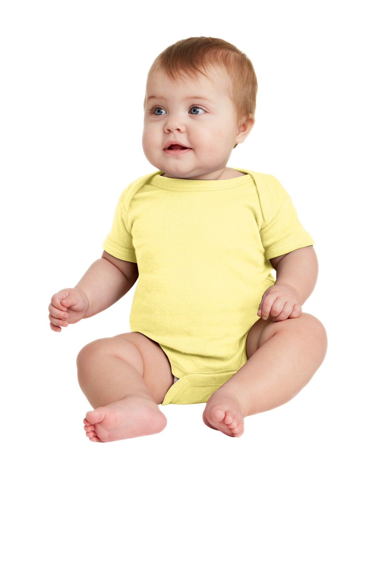 Rabbit Skins™ Infant Short Sleeve Baby Rib Bodysuit
