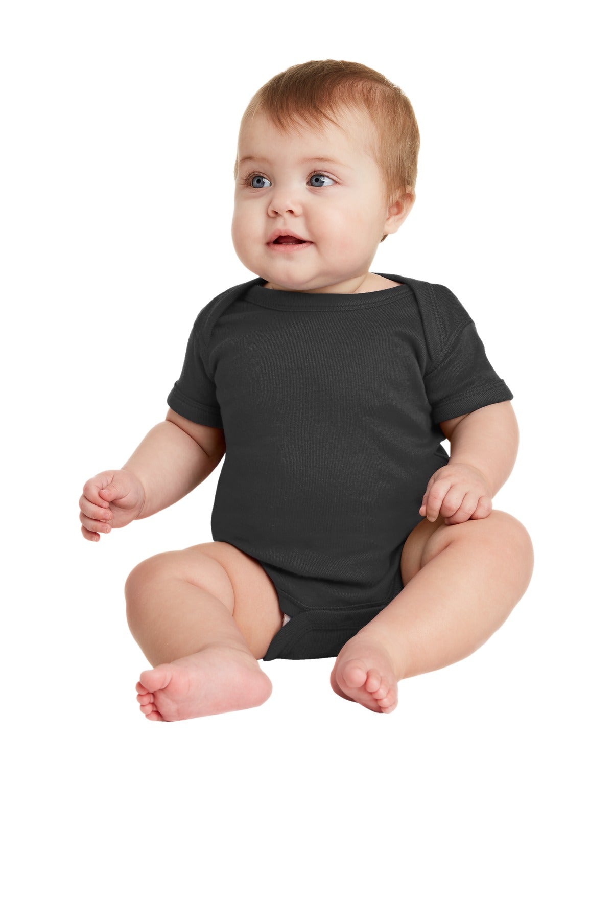 Rabbit Skins™ Infant Short Sleeve Baby Rib Bodysuit