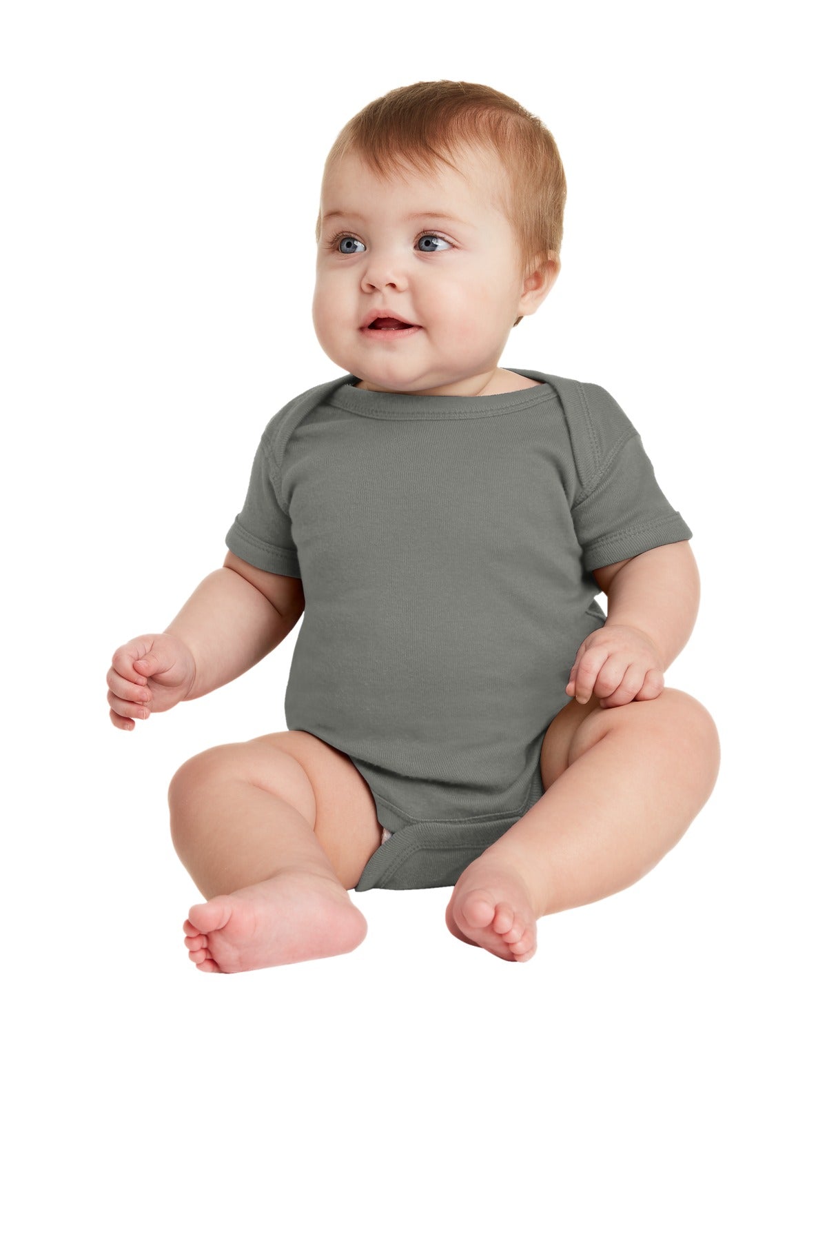 Rabbit Skins™ Infant Short Sleeve Baby Rib Bodysuit