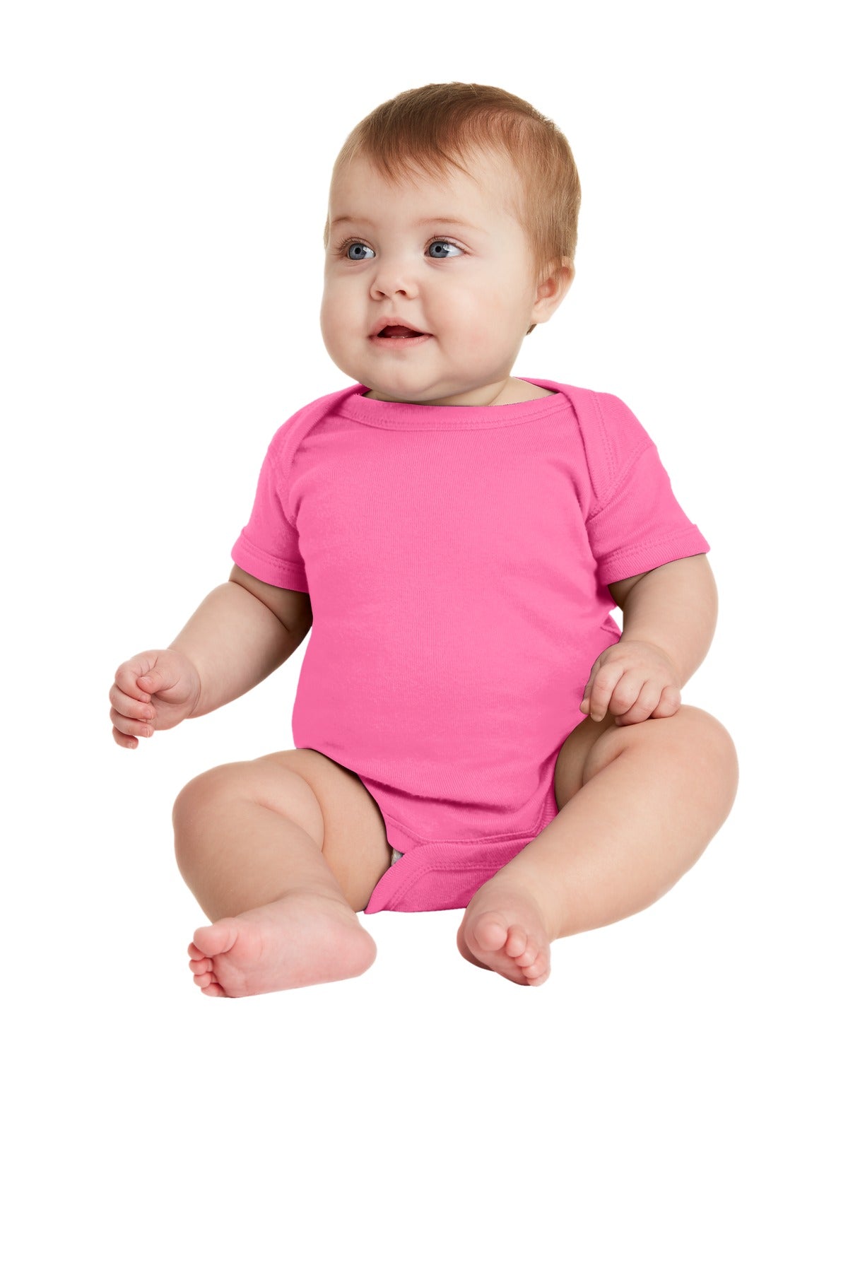 Rabbit Skins™ Infant Short Sleeve Baby Rib Bodysuit