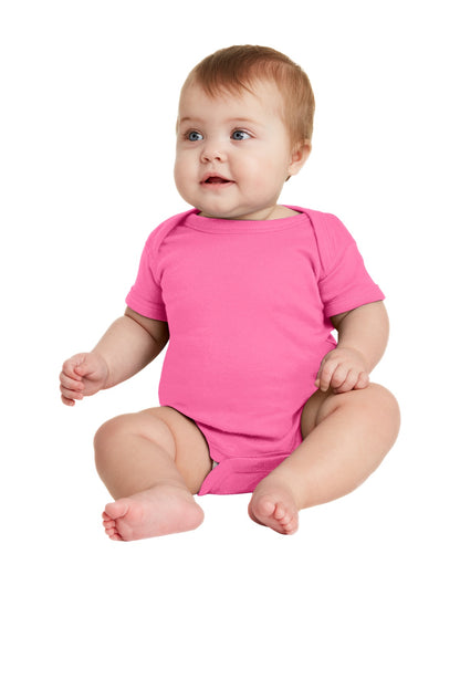 Rabbit Skins™ Infant Short Sleeve Baby Rib Bodysuit