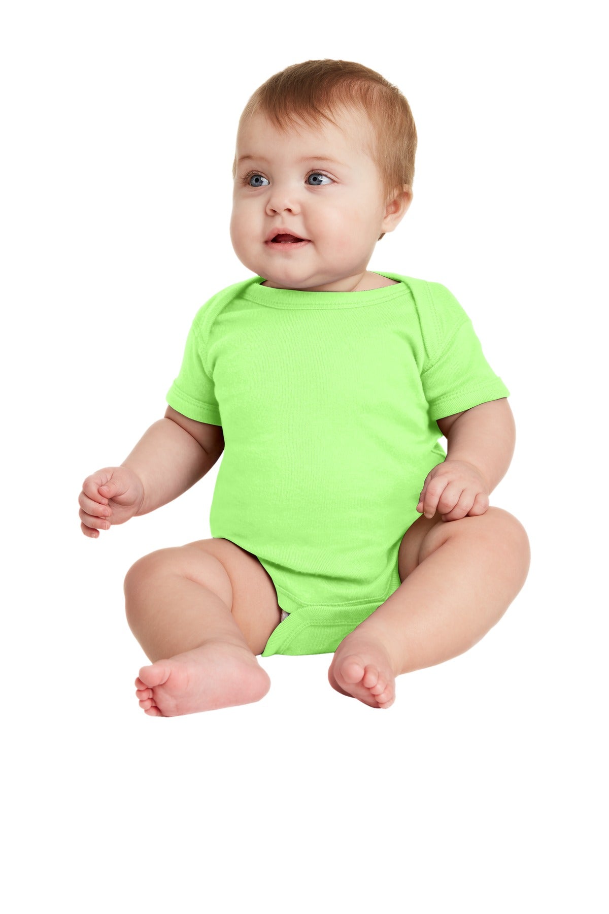 Rabbit Skins™ Infant Short Sleeve Baby Rib Bodysuit