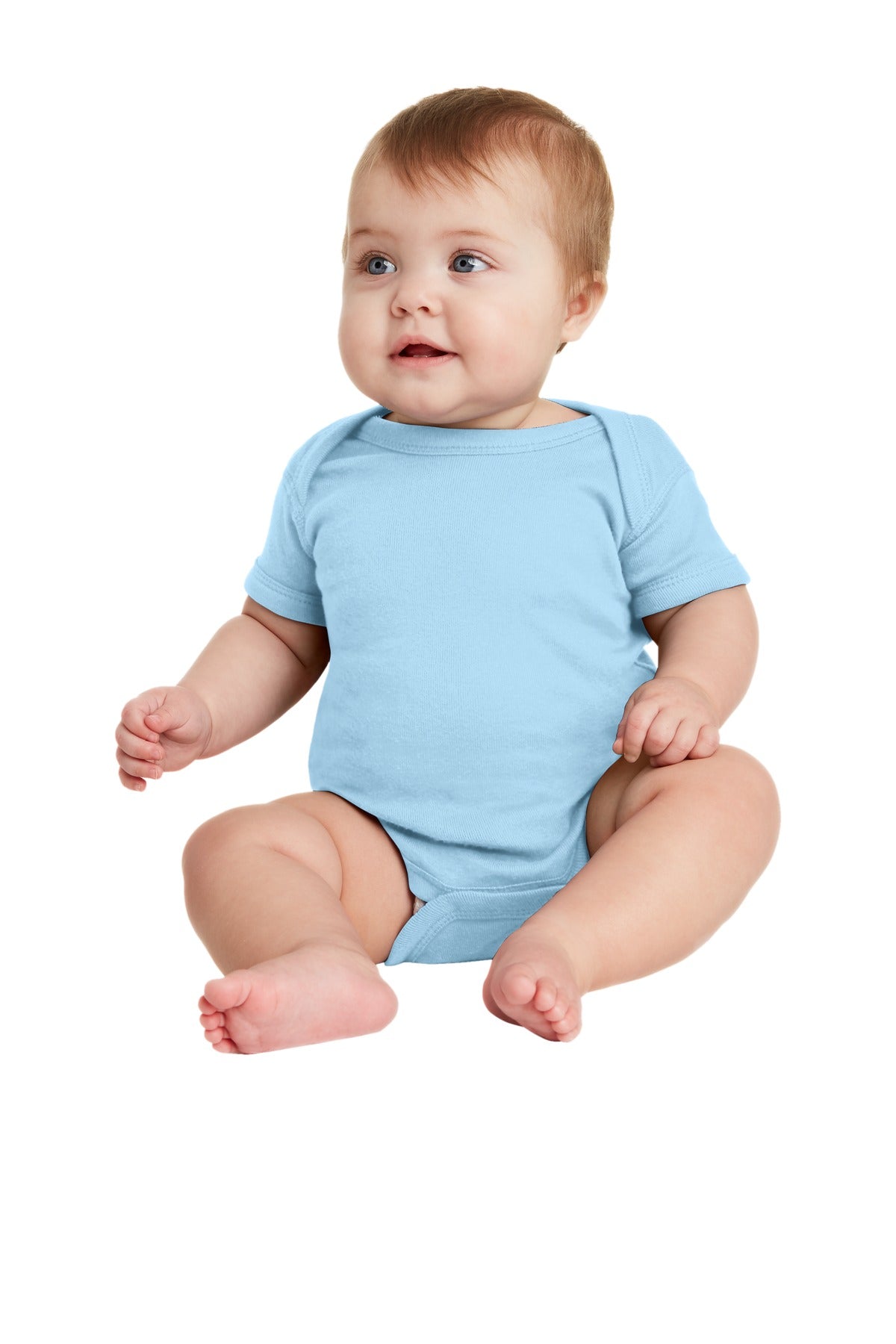 Rabbit Skins™ Infant Short Sleeve Baby Rib Bodysuit
