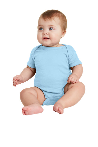 Rabbit Skins™ Infant Short Sleeve Baby Rib Bodysuit