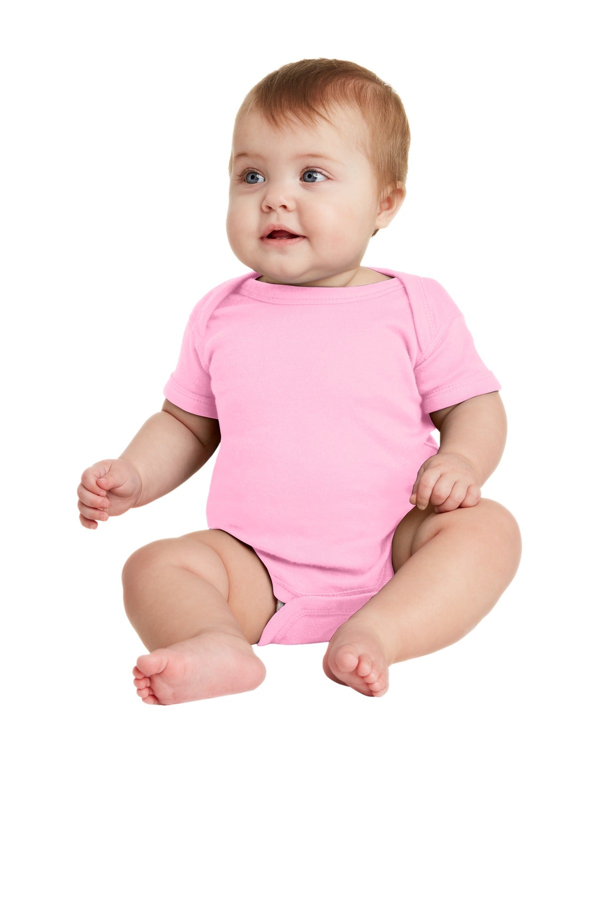 Rabbit Skins™ Infant Short Sleeve Baby Rib Bodysuit