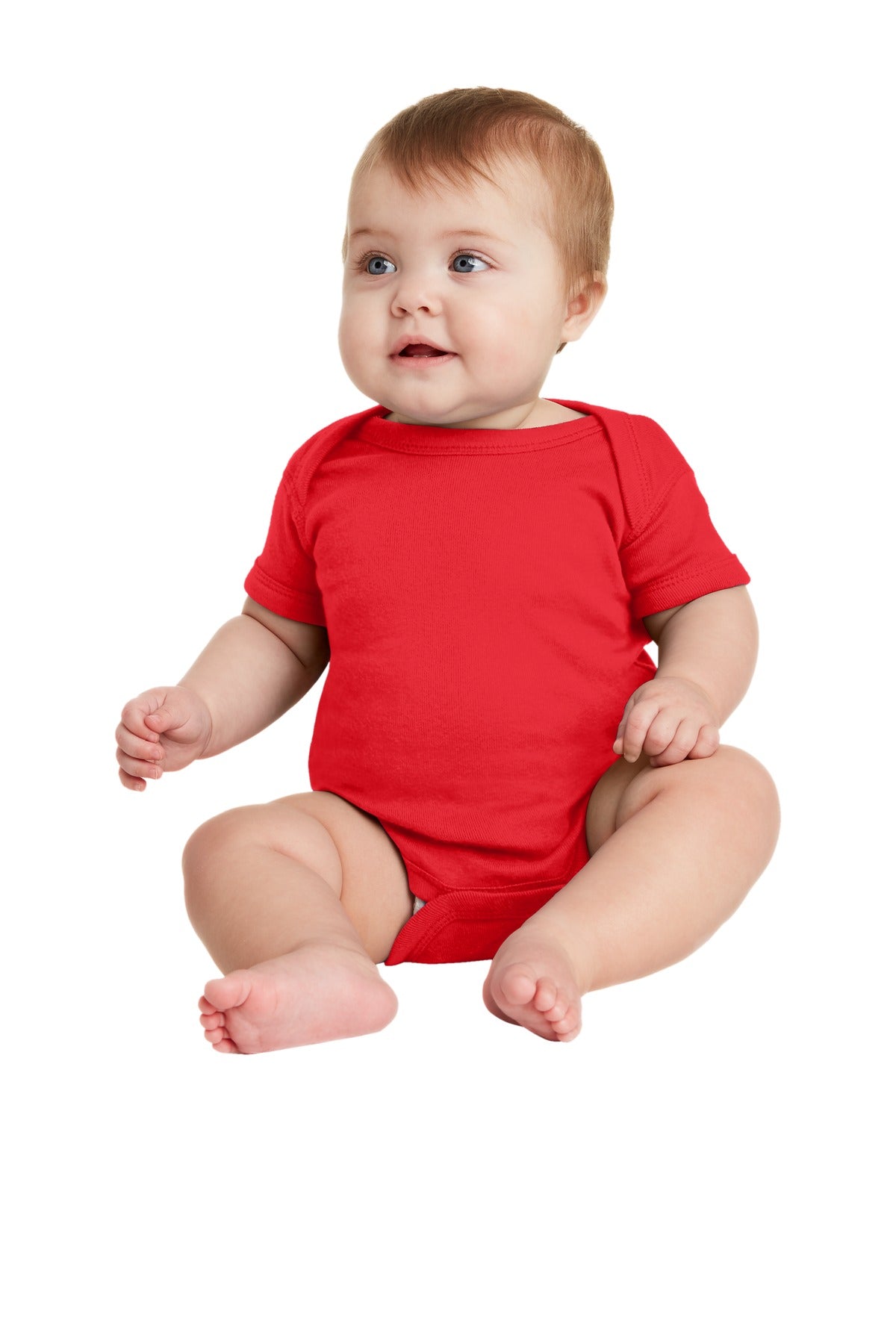 Rabbit Skins™ Infant Short Sleeve Baby Rib Bodysuit