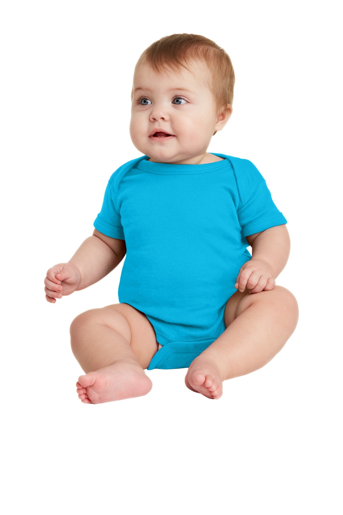 Rabbit Skins™ Infant Short Sleeve Baby Rib Bodysuit