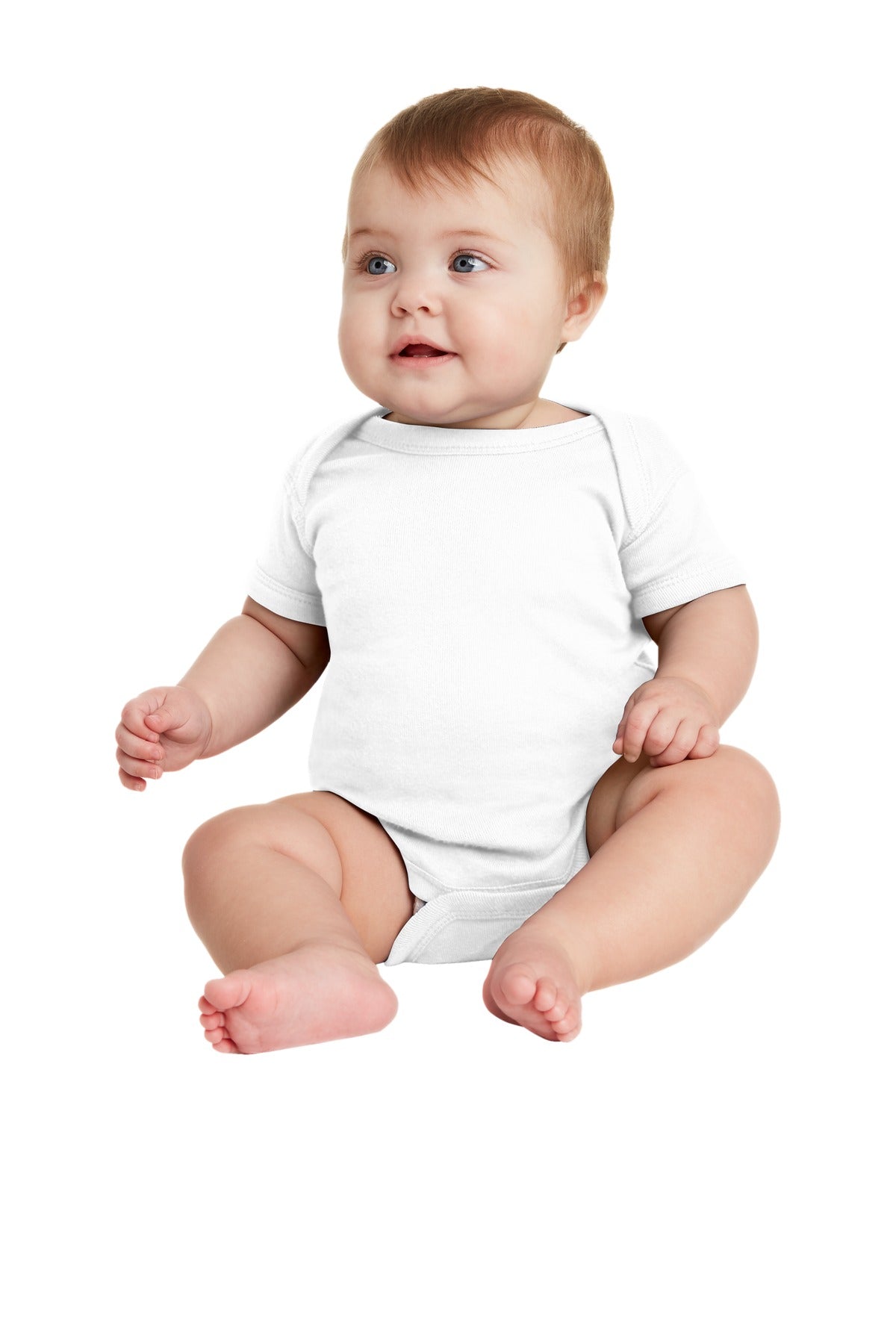 Rabbit Skins™ Infant Short Sleeve Baby Rib Bodysuit
