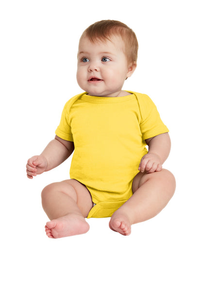Rabbit Skins™ Infant Short Sleeve Baby Rib Bodysuit