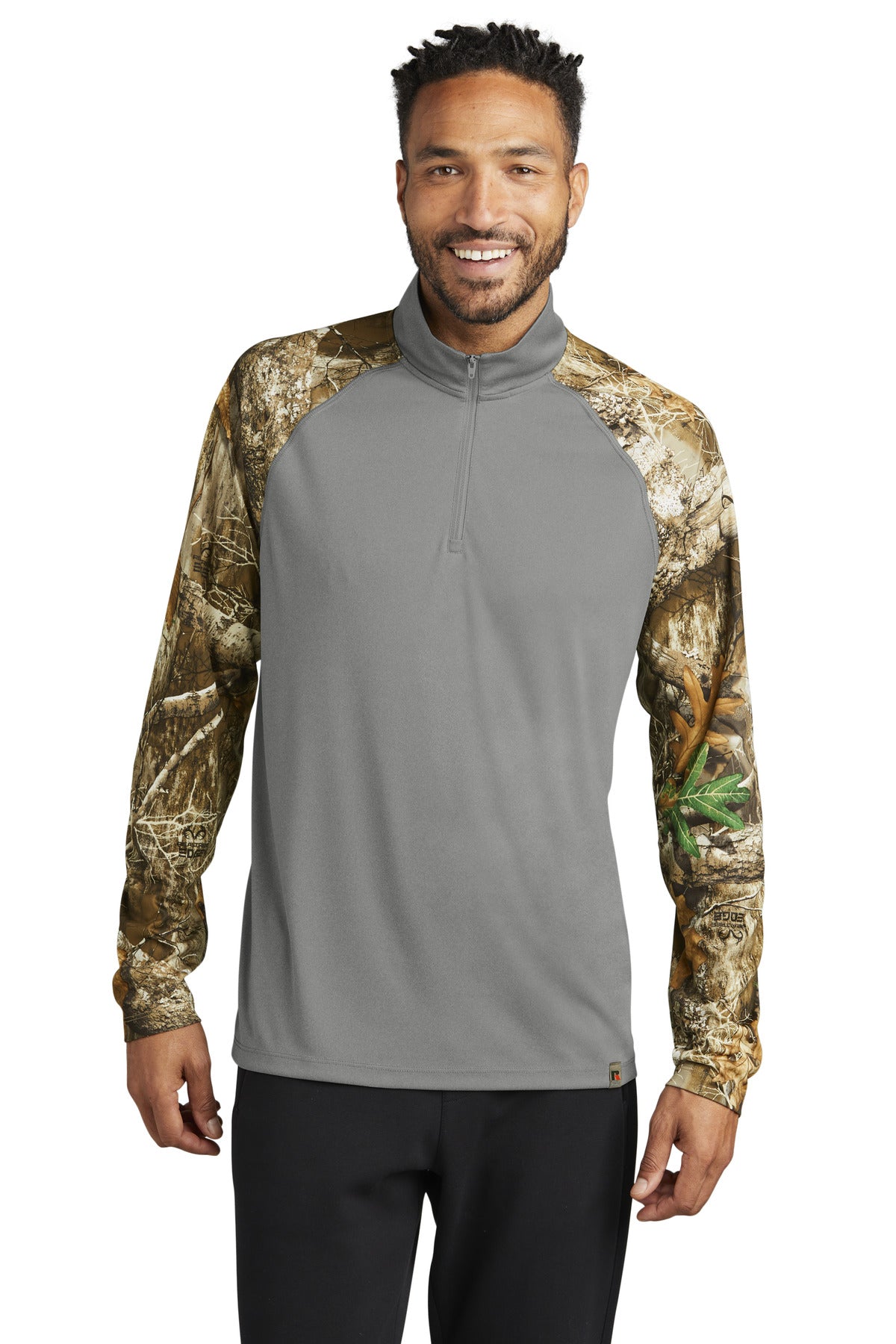 Russell Outdoors? Realtree? Colorblock Performance 1/4-