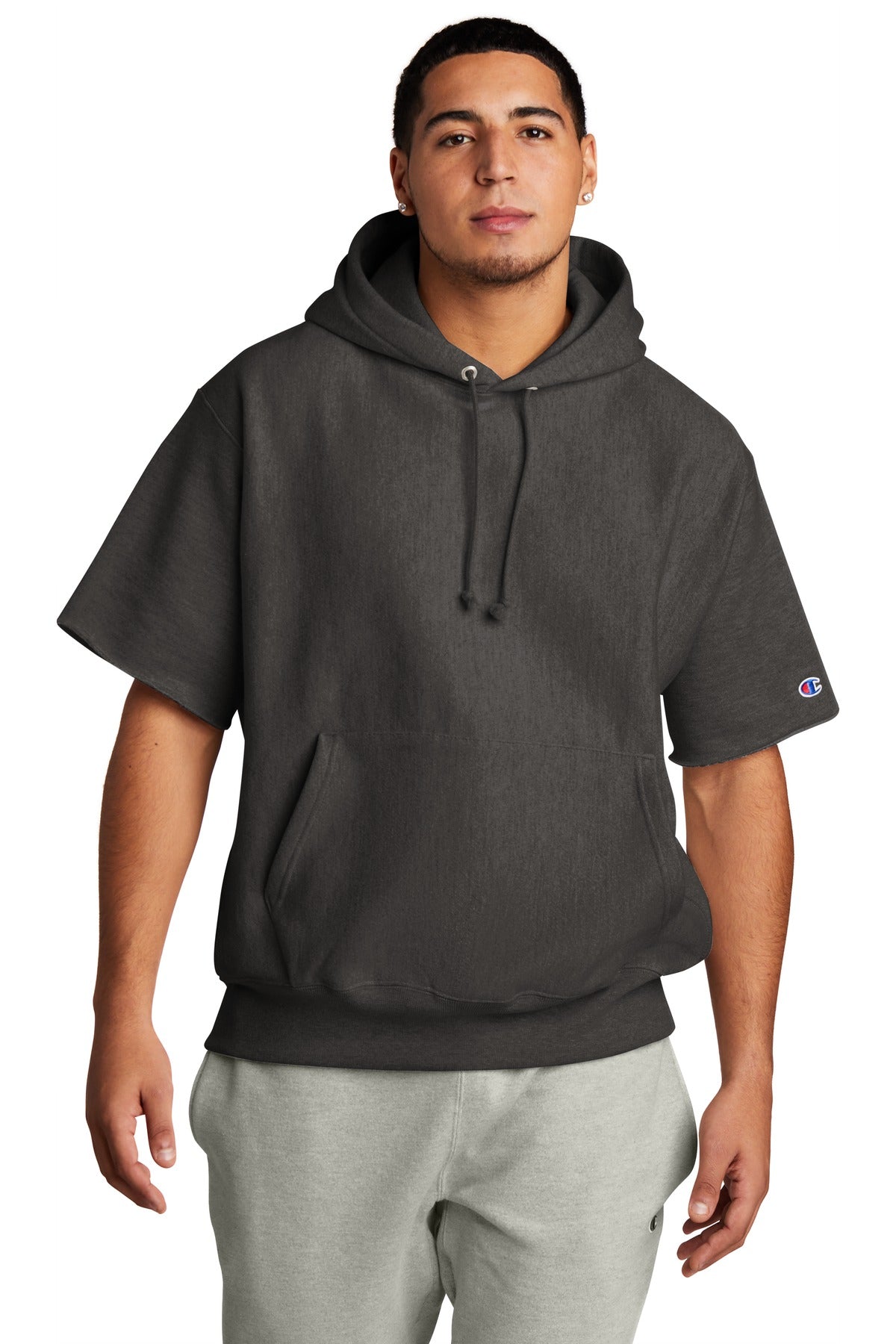 Champion ?  Reverse Weave ?  Short Sleeve Hooded Sweats