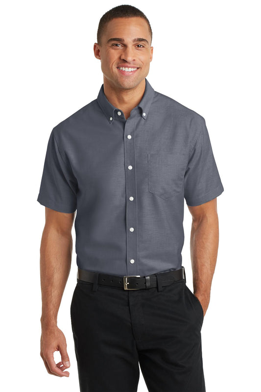 Port Authority? Short Sleeve SuperPro? Oxford Shirt. S6