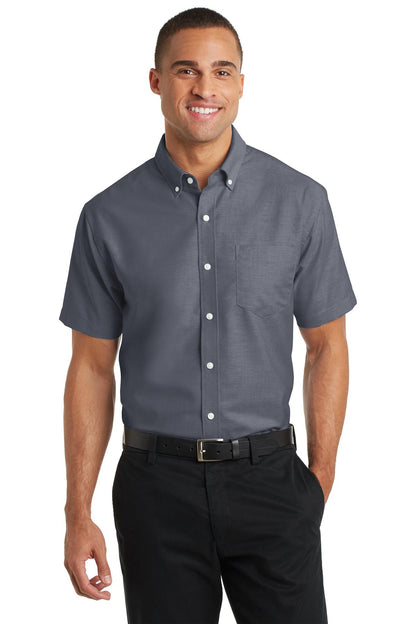 Port Authority? Short Sleeve SuperPro? Oxford Shirt. S6