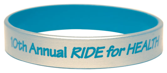 Silver Silicone Bracelets-SILBRACS