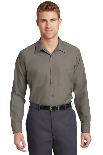 Red Kap? Long Size, Long Sleeve Industrial Work Shirt.