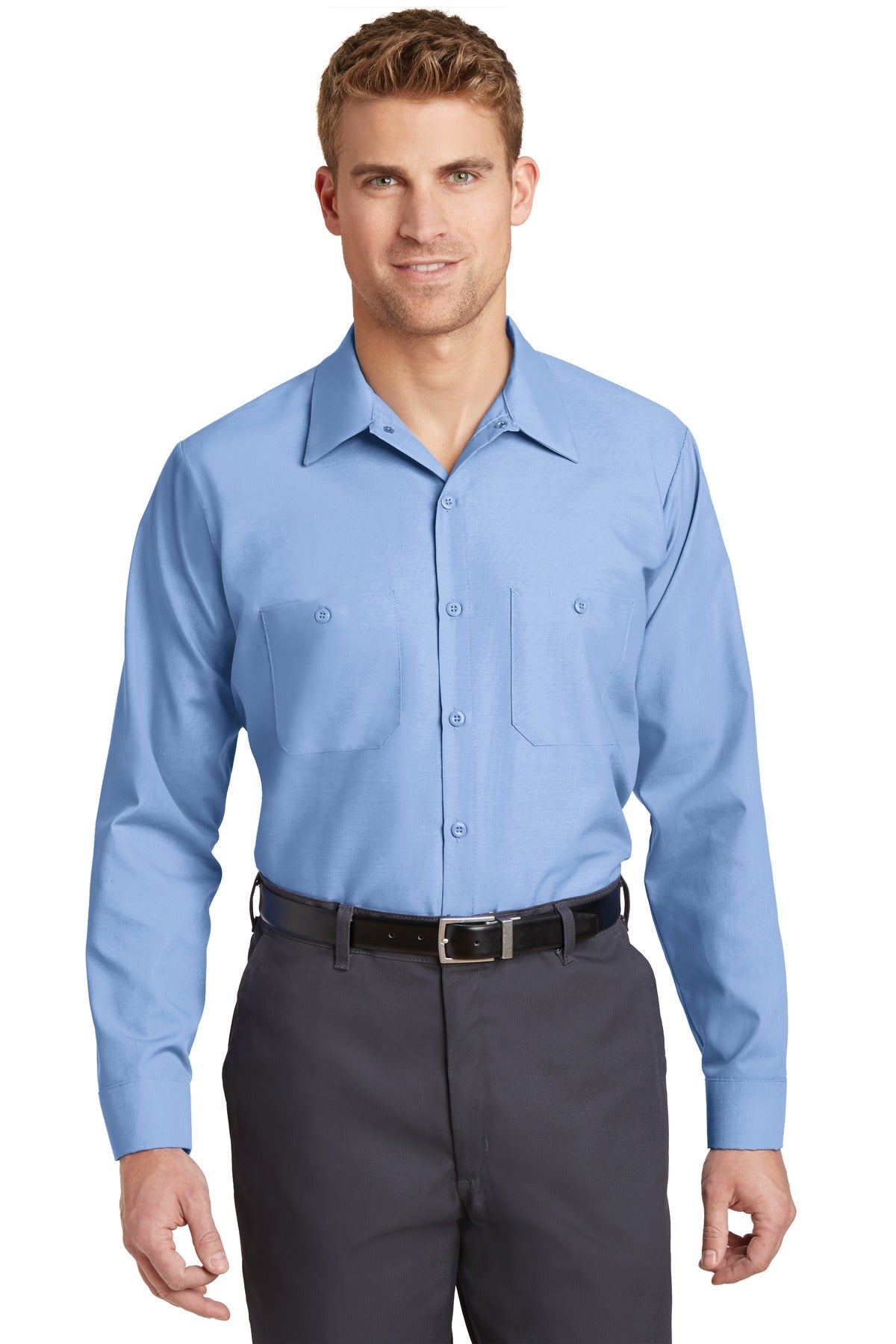 Red Kap? Long Size, Long Sleeve Industrial Work Shirt.