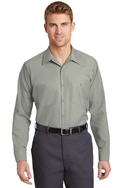 Red Kap? Long Size, Long Sleeve Industrial Work Shirt.