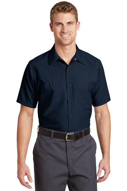 Red Kap? Long Size, Short Sleeve Industrial Work Shirt.