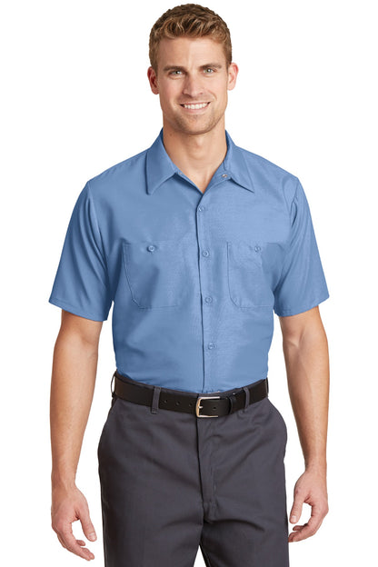 Red Kap? Long Size, Short Sleeve Industrial Work Shirt.