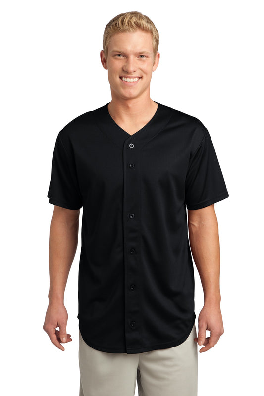 Sport-Tek? PosiCharge? Tough Mesh Full-Button Jersey. S