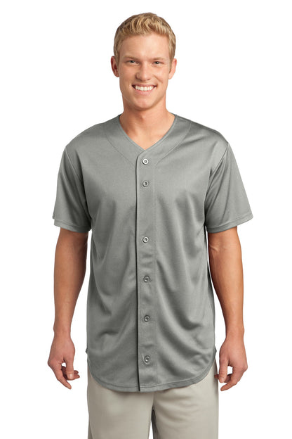 Sport-Tek? PosiCharge? Tough Mesh Full-Button Jersey. S