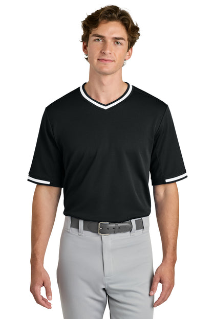 Sport-Tek® Tough Mesh V-Neck Baseball Jersey