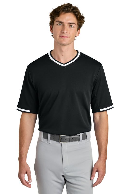 Sport-Tek® Tough Mesh V-Neck Baseball Jersey