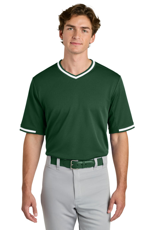 Sport-Tek® Tough Mesh V-Neck Baseball Jersey