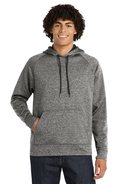 Sport-Tek® PosiCharge® Electric Heather Fleece Hooded Pullover
