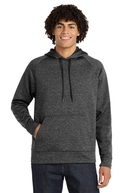 Sport-Tek® PosiCharge® Electric Heather Fleece Hooded Pullover
