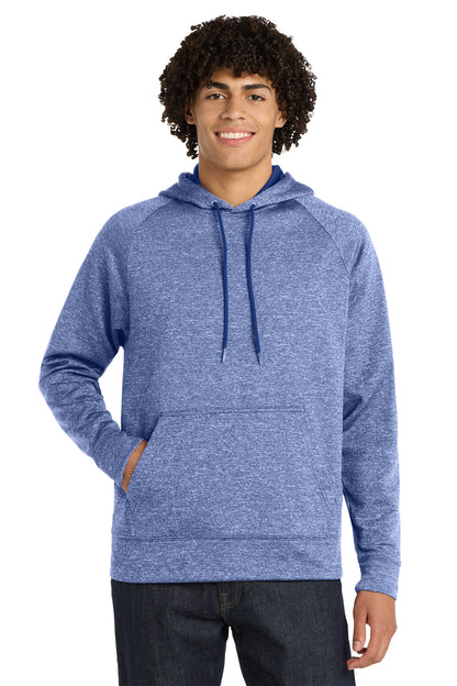 Sport-Tek® PosiCharge® Electric Heather Fleece Hooded Pullover