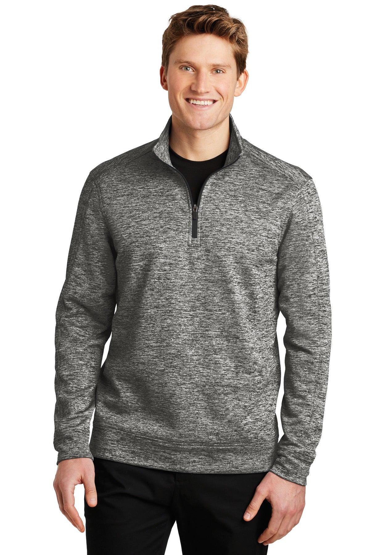 Sport-Tek? PosiCharge? Electric Heather Fleece 1/4-Zip
