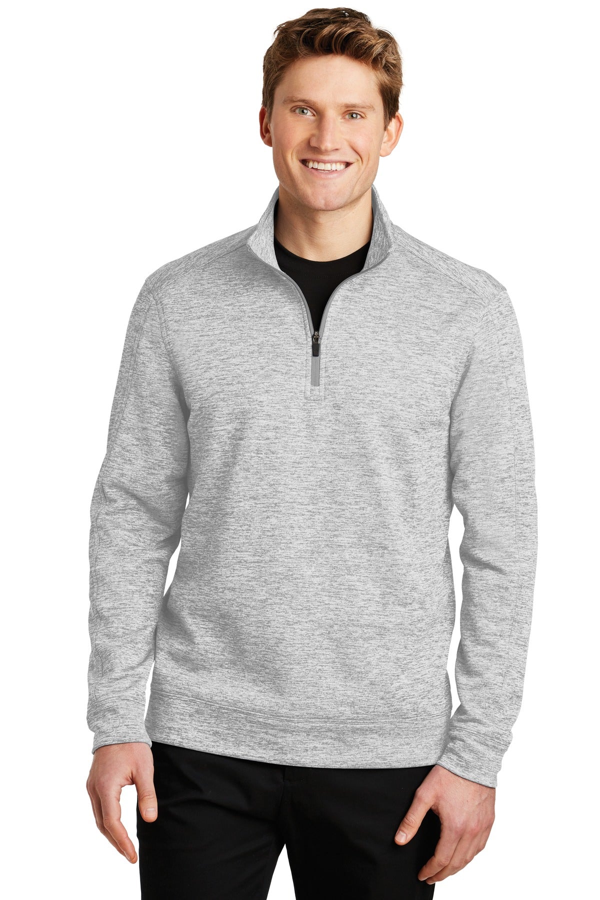 Sport-Tek? PosiCharge? Electric Heather Fleece 1/4-Zip