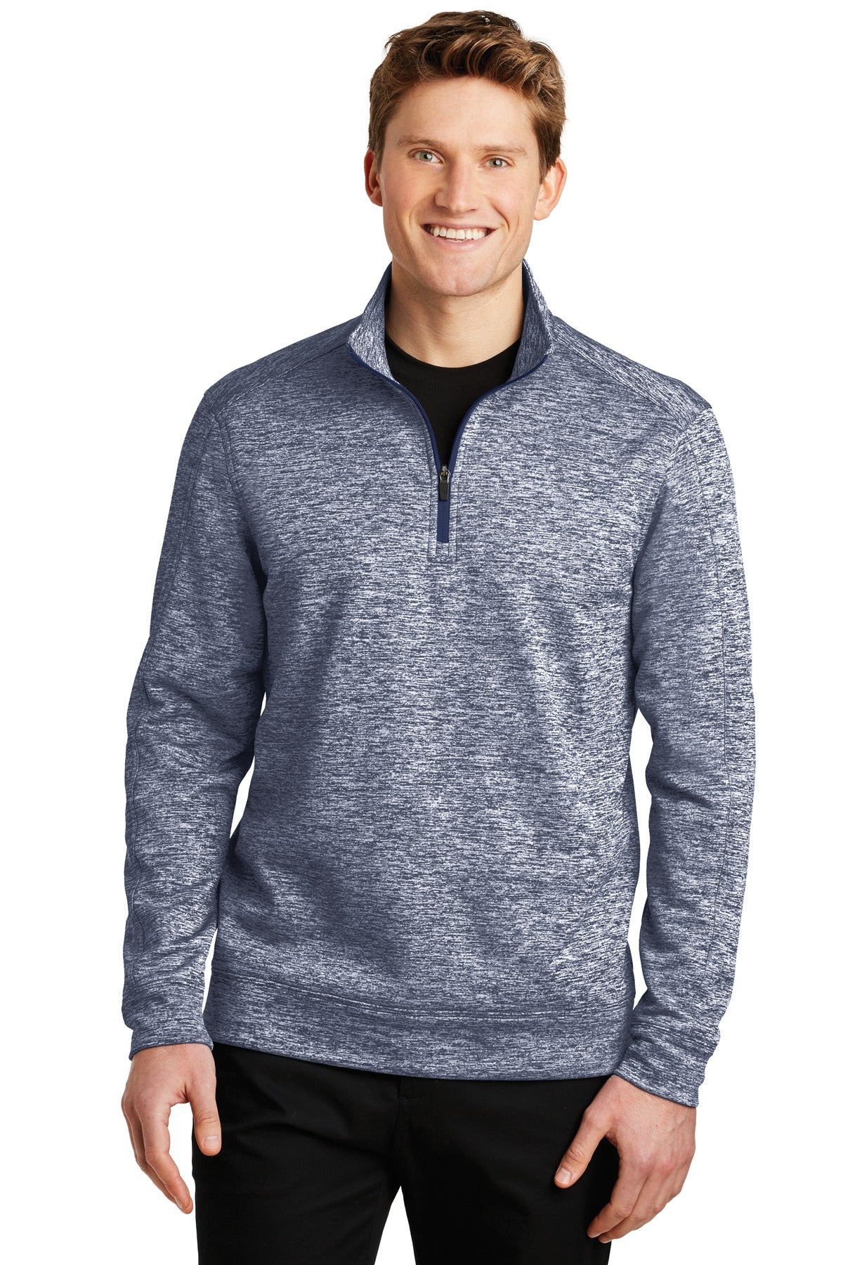 Sport-Tek? PosiCharge? Electric Heather Fleece 1/4-Zip