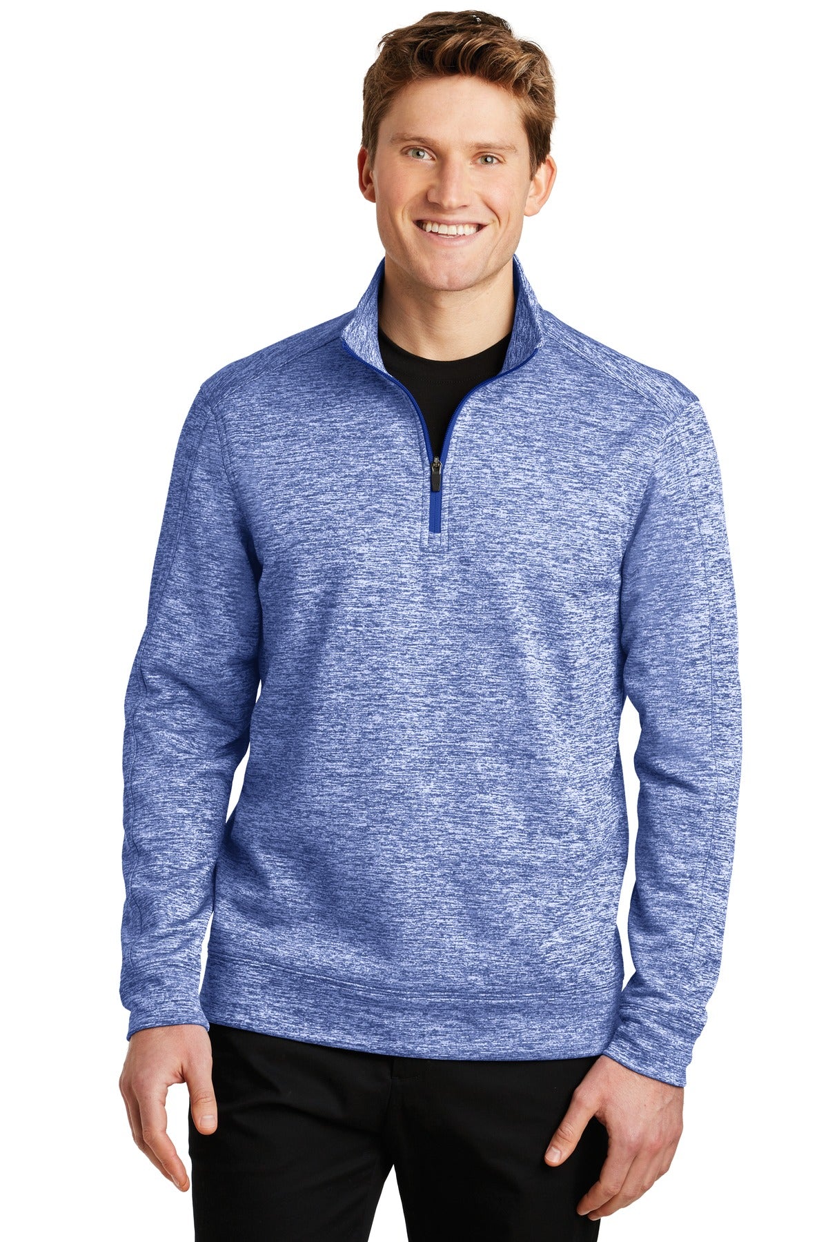 Sport-Tek? PosiCharge? Electric Heather Fleece 1/4-Zip