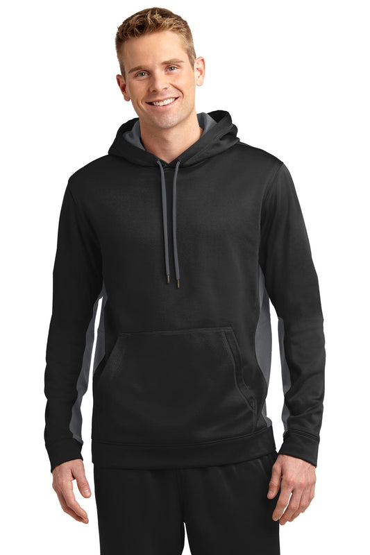 Sport-Tek? Sport-Wick? Fleece Colorblock Hooded Pullove