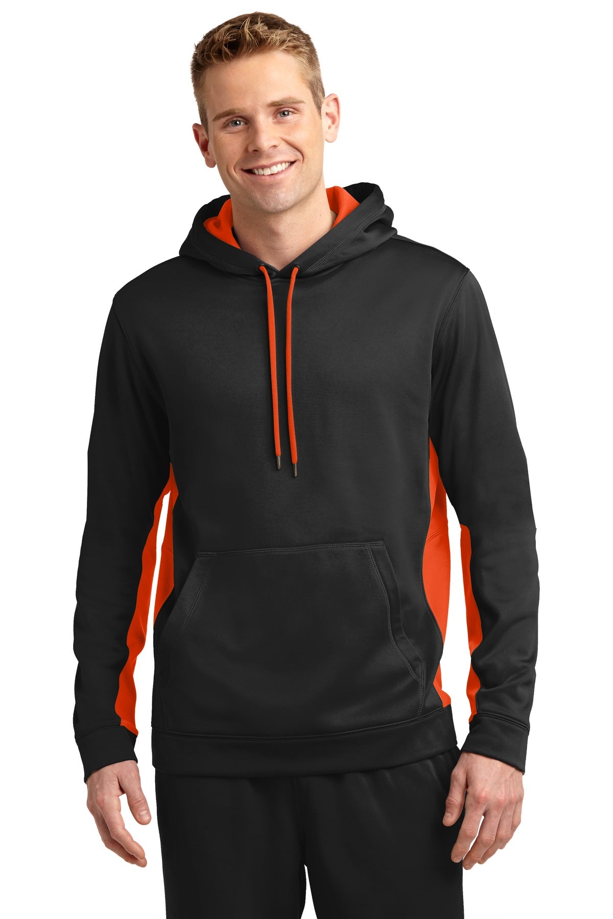 Sport-Tek? Sport-Wick? Fleece Colorblock Hooded Pullove