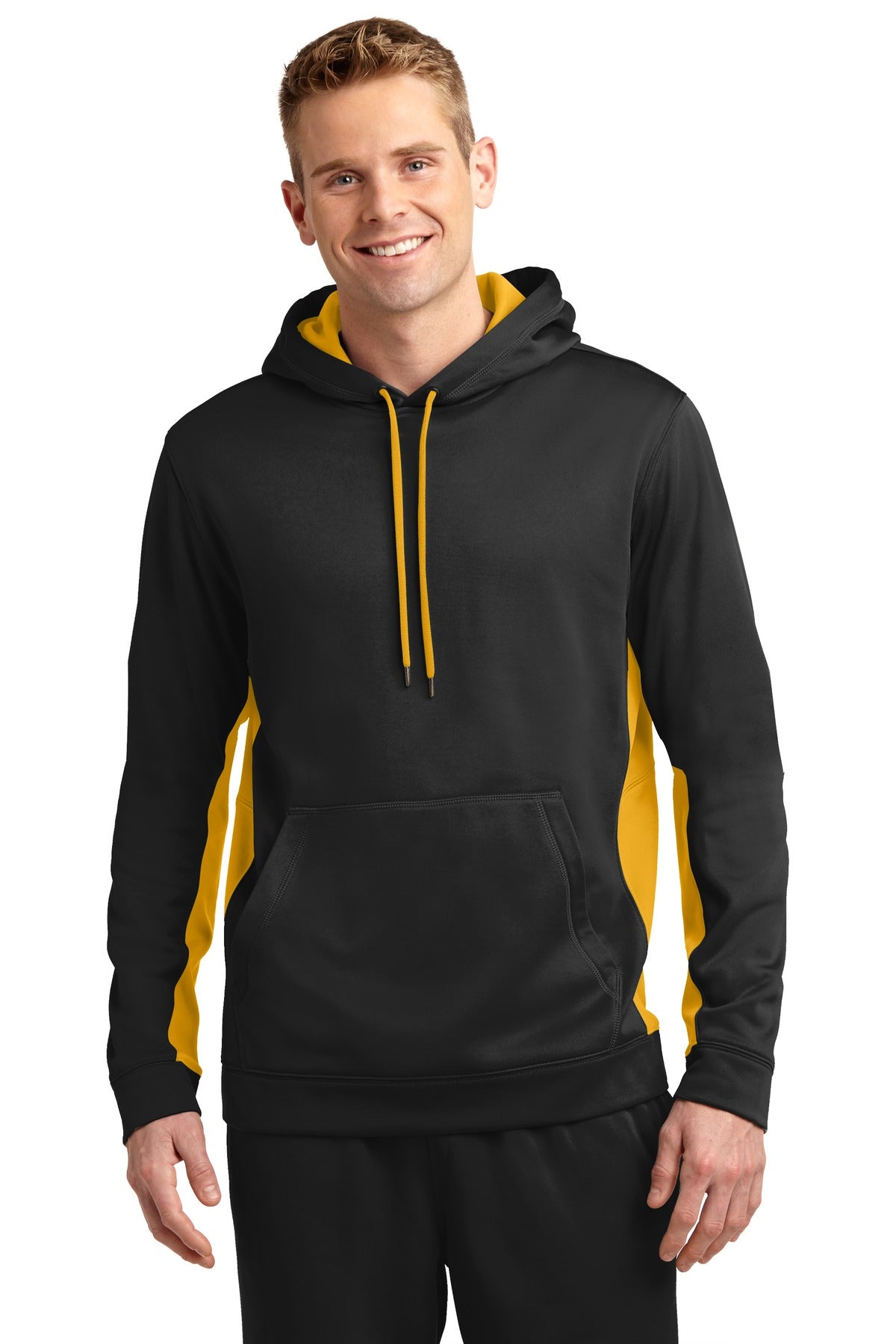 Sport-Tek? Sport-Wick? Fleece Colorblock Hooded Pullove