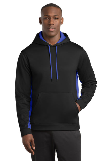 Sport-Tek® Sport-Wick® Fleece Colorblock Hooded Pullover