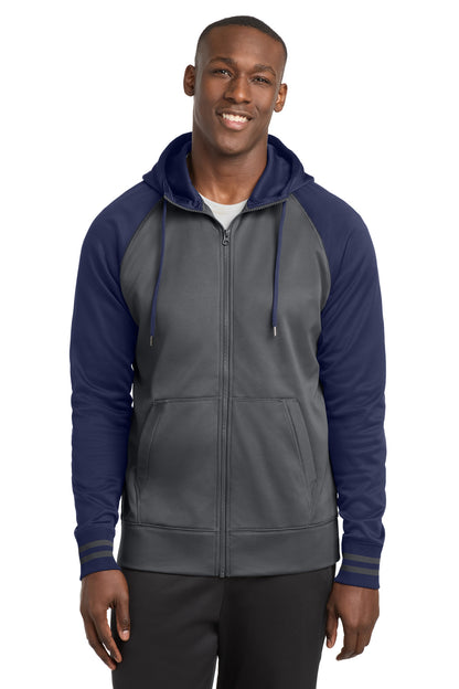 Sport-Tek® Sport-Wick® Varsity Fleece Full-Zip Hooded Jacket