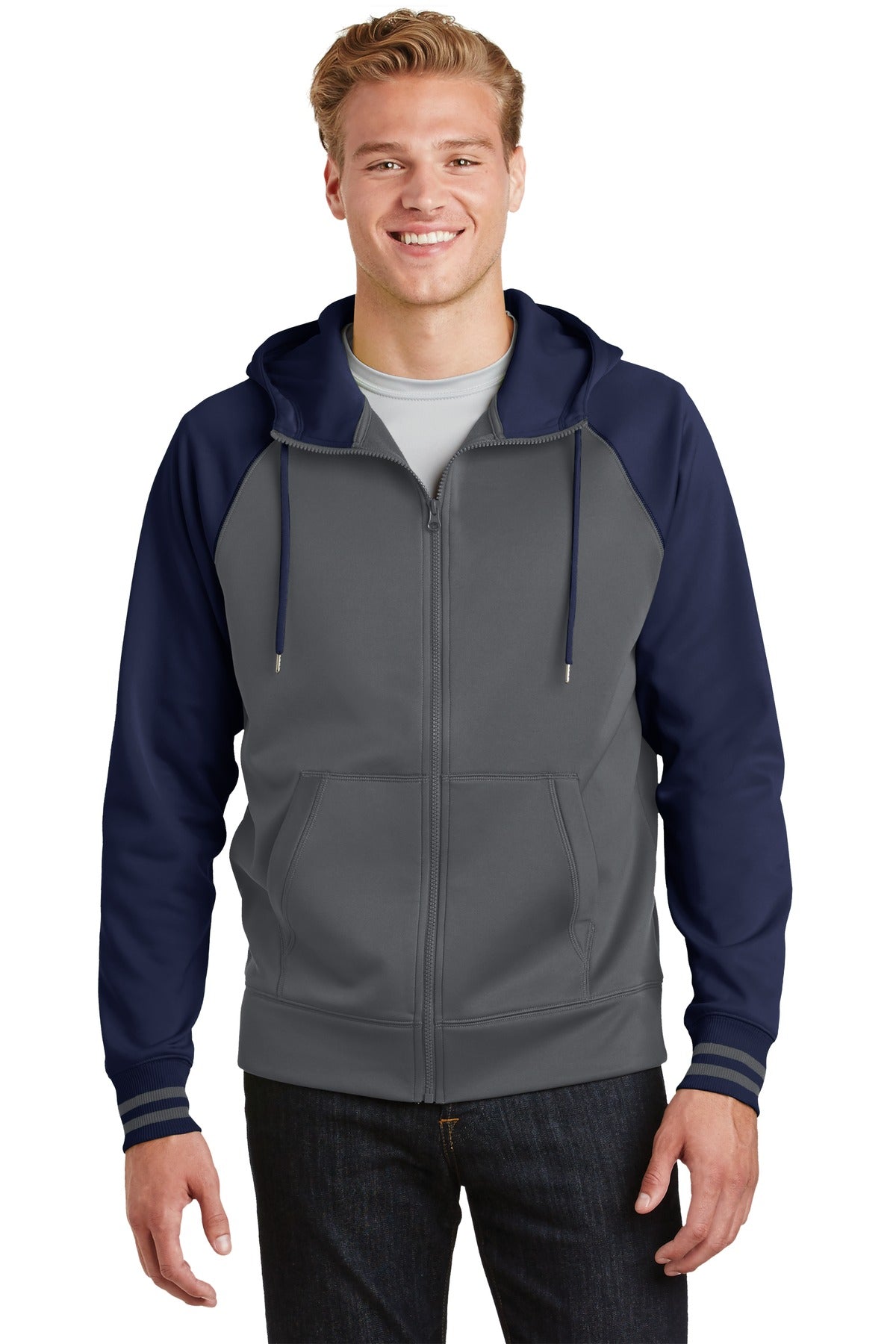 Sport-Tek? Sport-Wick? Varsity Fleece Full-Zip Hooded J