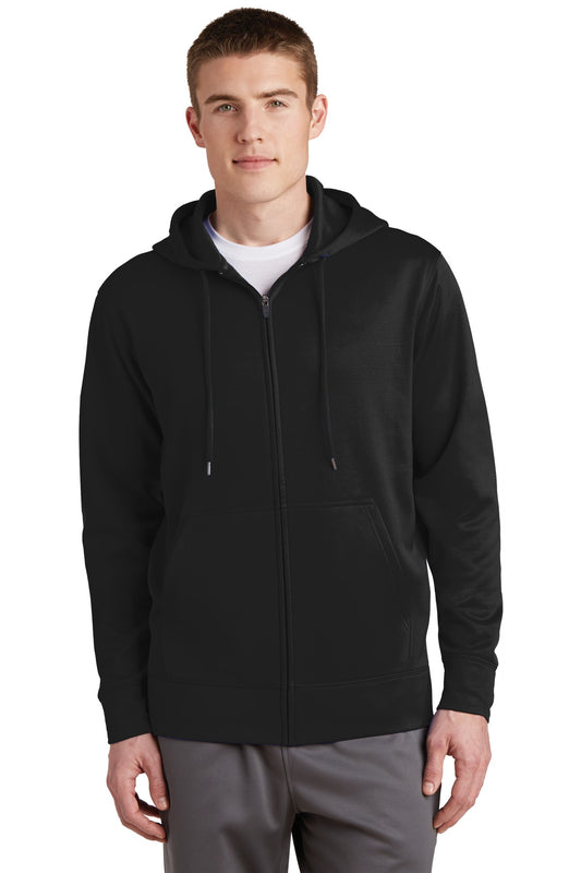 Sport-Tek? Sport-Wick? Fleece Full-Zip Hooded Jacket.
