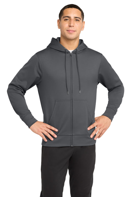 Sport-Tek® Sport-Wick® Fleece Full-Zip Hooded Jacket