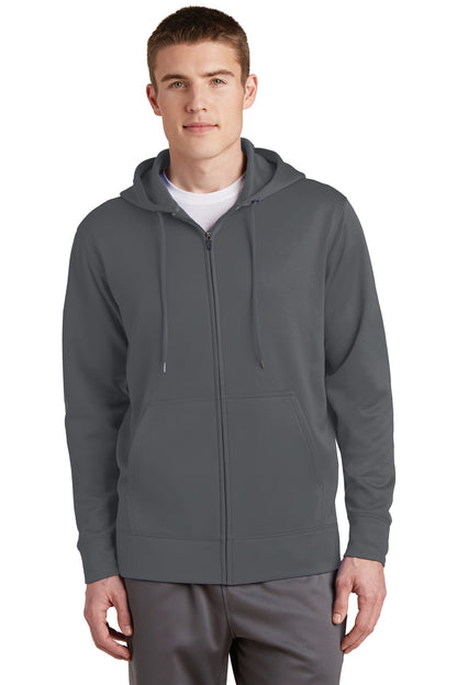 Sport-Tek? Sport-Wick? Fleece Full-Zip Hooded Jacket.