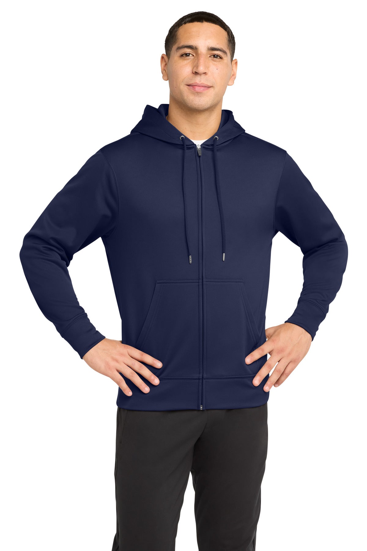Sport-Tek® Sport-Wick® Fleece Full-Zip Hooded Jacket