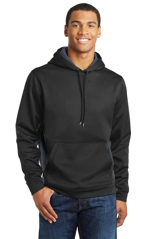 Sport-Tek? Sport-Wick? CamoHex Fleece Colorblock Hooded