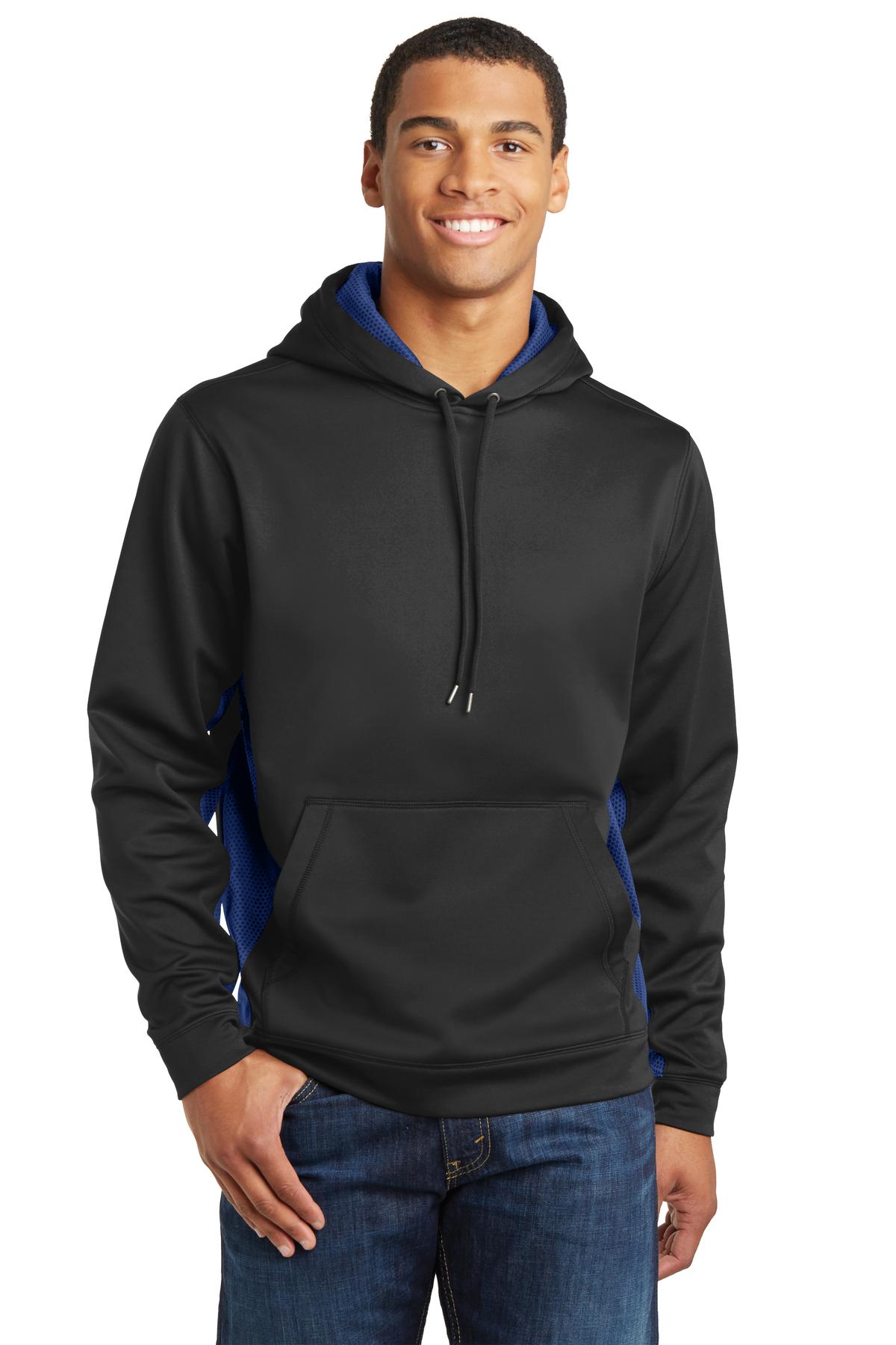 Sport-Tek? Sport-Wick? CamoHex Fleece Colorblock Hooded