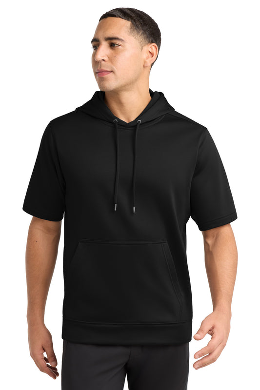 Sport-Tek ® Sport-Wick ® Fleece Short Sleeve Hooded Pullover